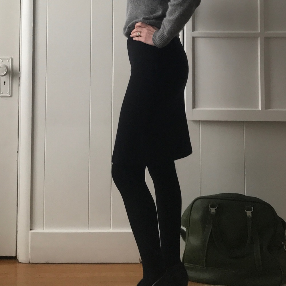 PRADA Black Skirt 100% Wool
